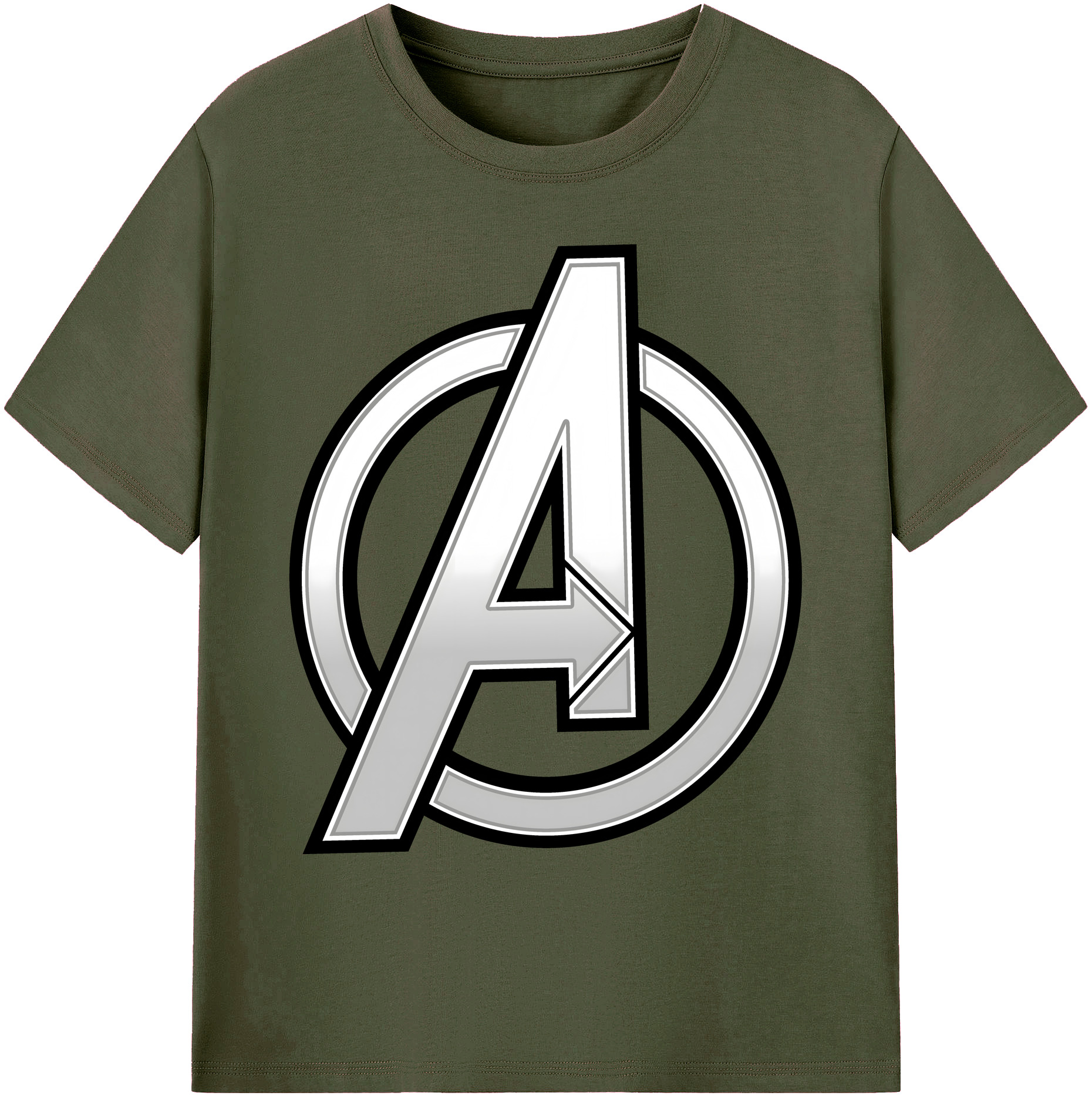 （画像用） アベンジャーズ The Avengers 綿100％ メンズ半袖Tシャツ｜肌触りやわらか＆通気性